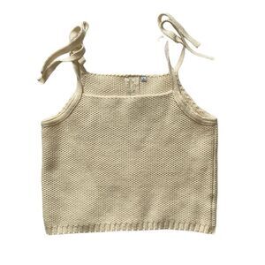 Sadie & Sage Tie Strap Knit Crop Top